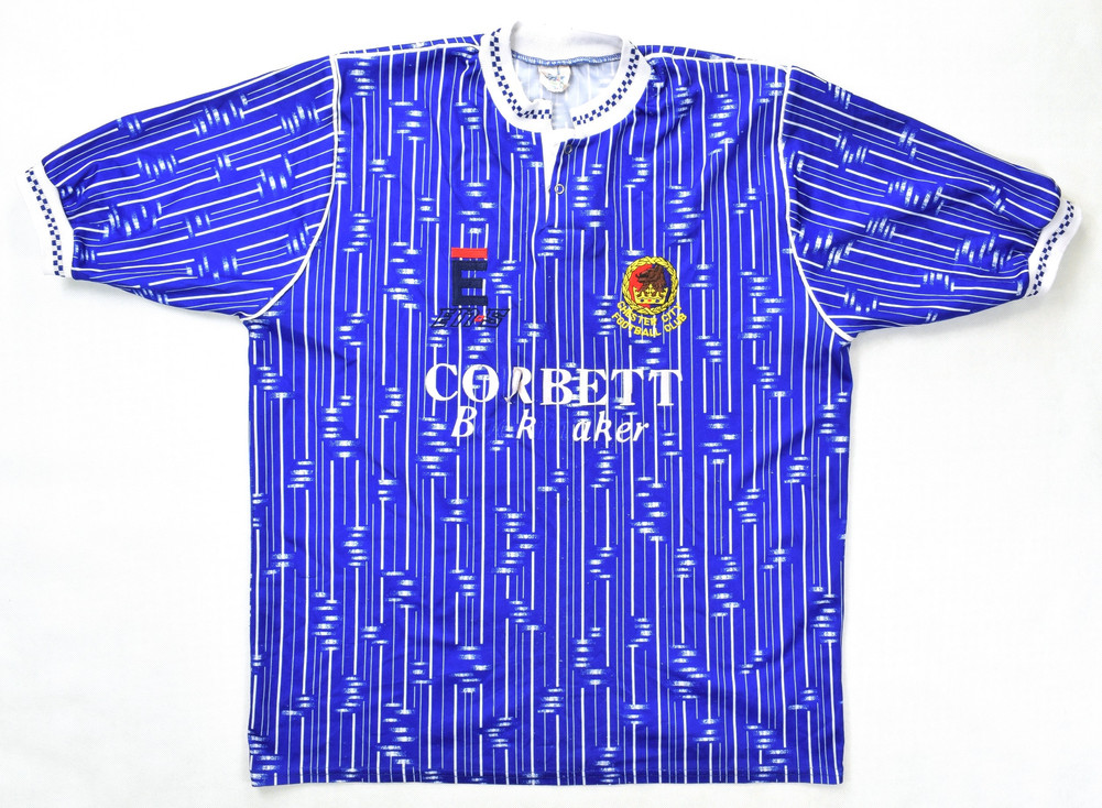 1992-93 CHESTER CITY SHIRT L
