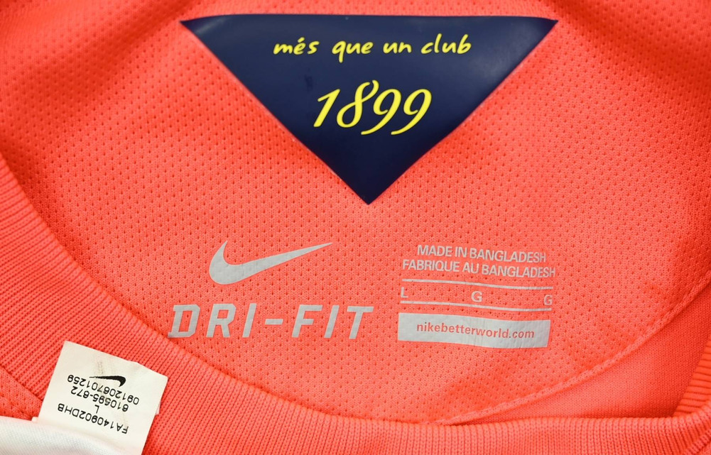 2014-15 FC BARCELONA *XAVI* KOSZULKA L