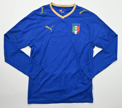 2007-08 ITALY KOSZULKA LONGSLEEVE S