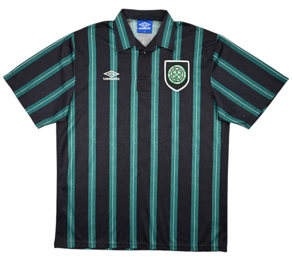 1992-93 CELTIC GLASGOW SHIRT XL