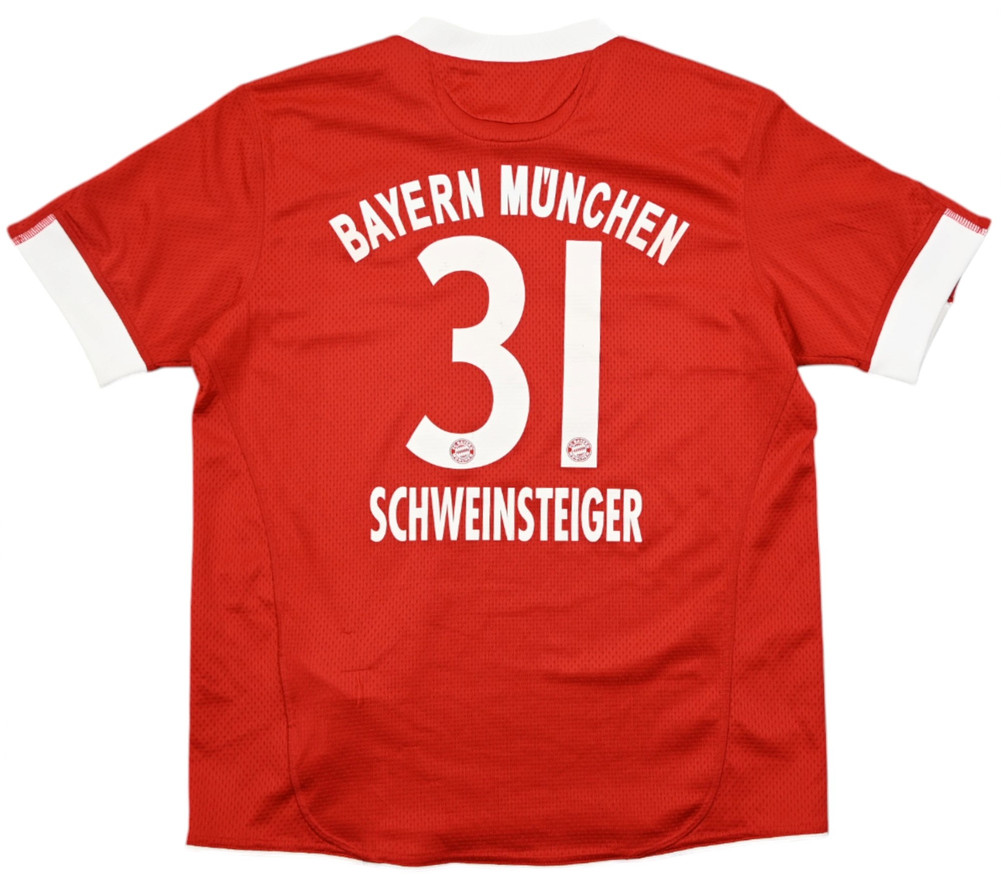 2009-10 BAYERN MUNCHEN *SCHWEINSTEIGER* SHIRT M. BOYS