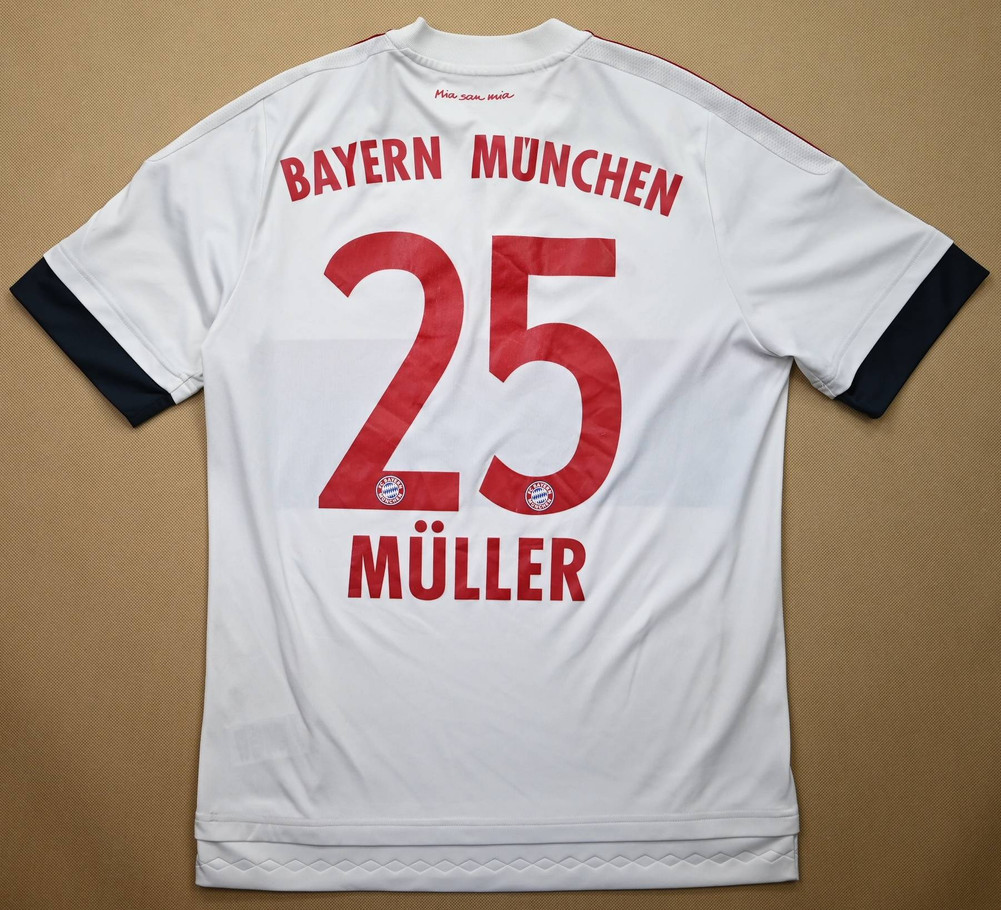 2015-16 BAYERN MUNICH *MULLER* SHIRT XL. BOYS