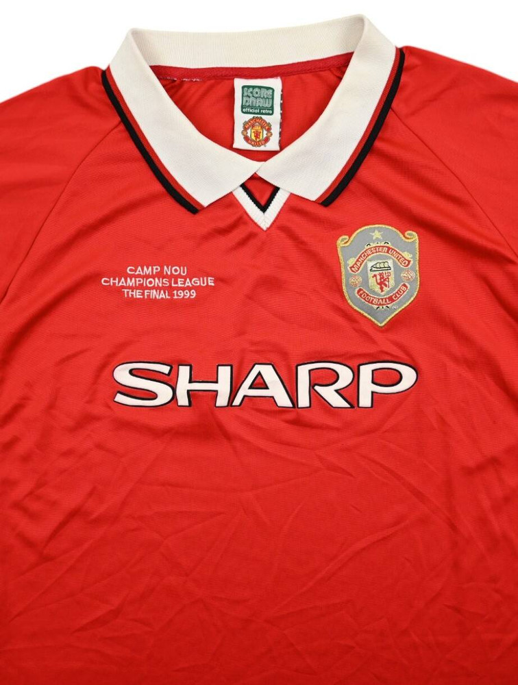 1999-00 MANCHESTER UNITED SHIRT 2XL