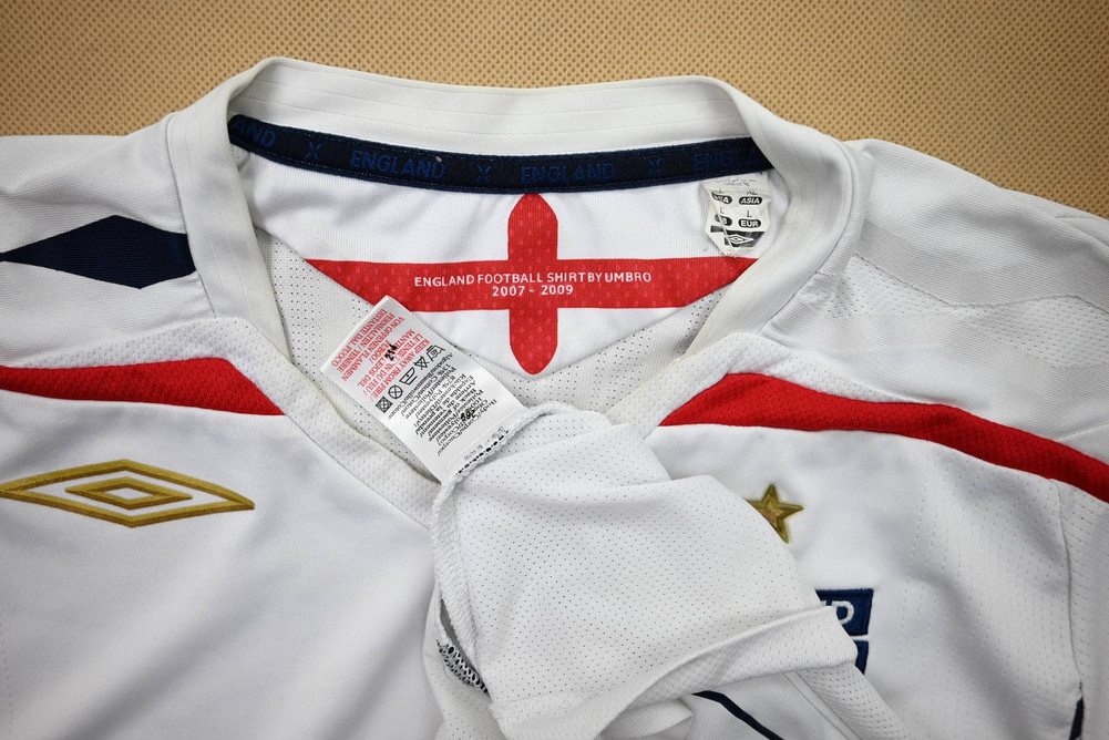2007-09 ENGLAND SHIRT L
