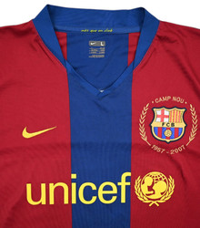 2007-08 BARCELONA *RONALDINHO* PLAYER ISSUE LONGSLEEVE SHIRTL