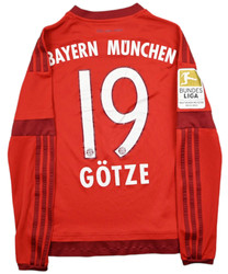 2015-16 BAYERN MUNCHEN *GOTZE* LONGSLEEVE KOSZULKA L. BOYS