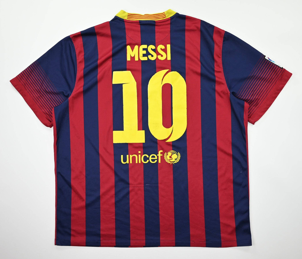 2013-14 FC BARCELONA *MESSI* SHIRT XXL