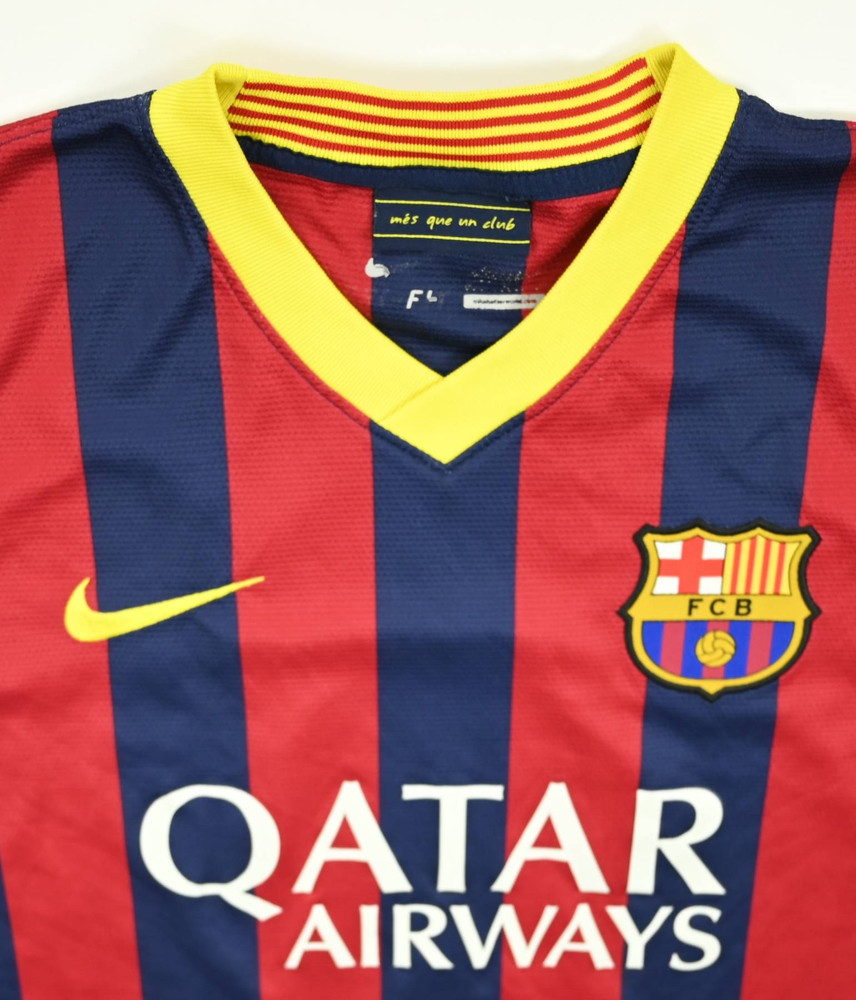 2013-14 FC BARCELONA *PIQUE* SHIRT M