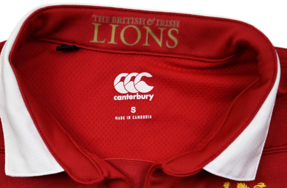 BRITISH AND IRISH LIONS RUGBY SHIRT S