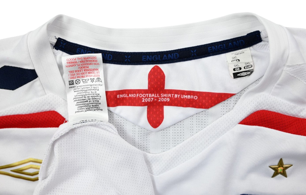 2007-09 ENGLAND SHIRT 3XL