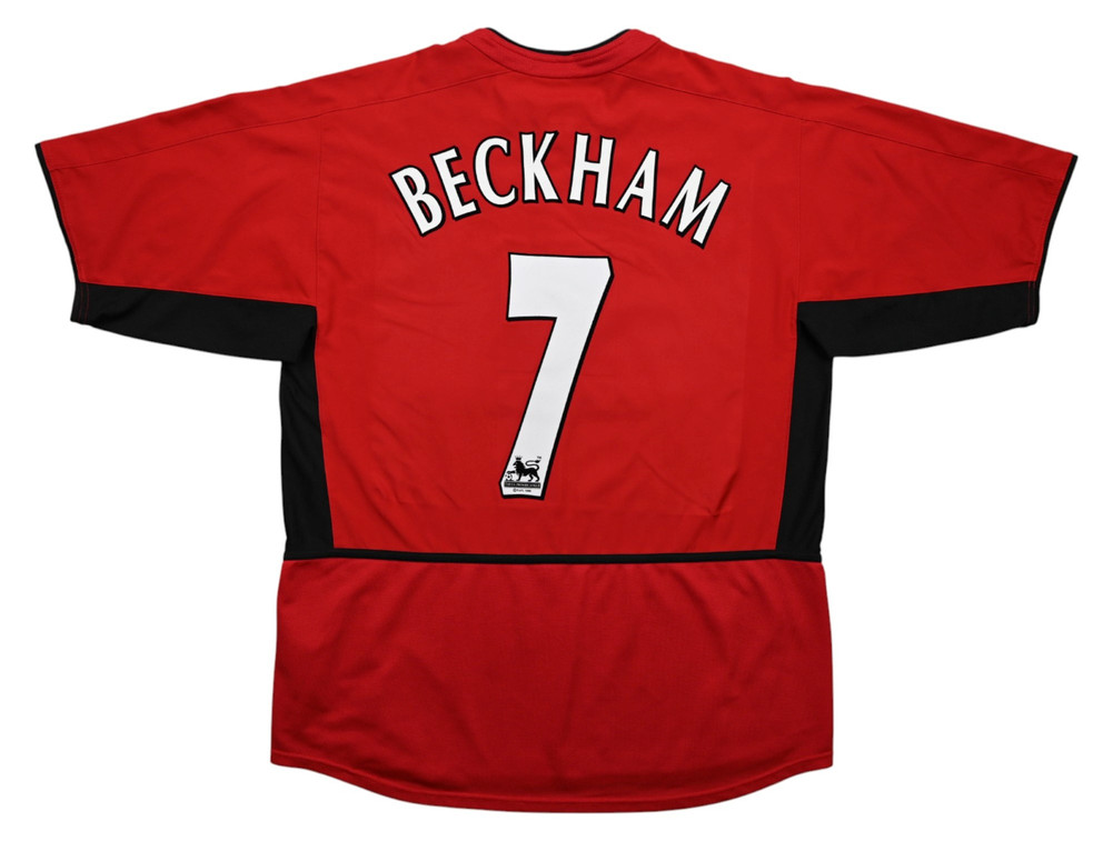 2002-04 MANCHESTER UNITED *BECKHAM* HOME SHIRT Multiple Sizes