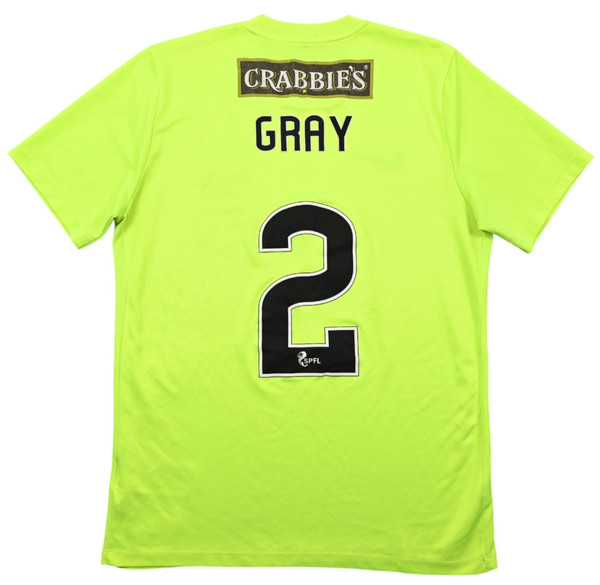 2016-17 HIBERNIAN *GRAY* SHIRT M