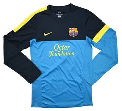 2012-13 FC BARCELONA LONGSLEEVE SHIRT S