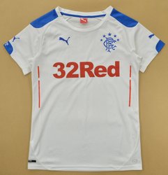 2014-15 GLASGOW RANGERS WOMEN SHIRT M