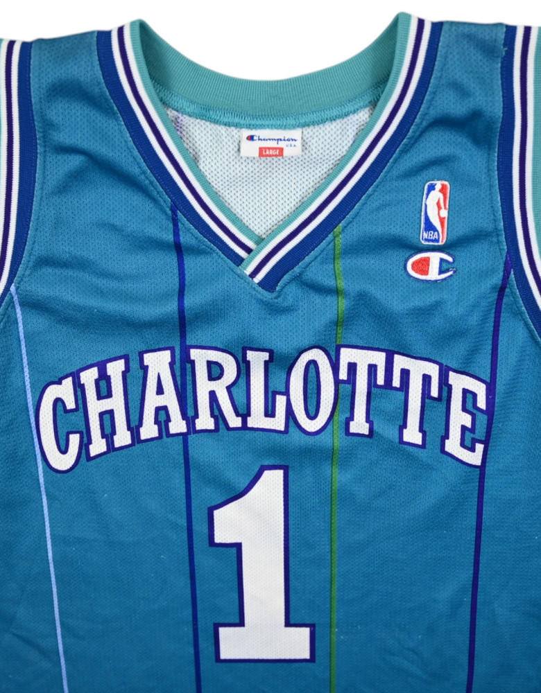CHARLOTTE HORNETS *BOGUES* NBA KOSZULKA L
