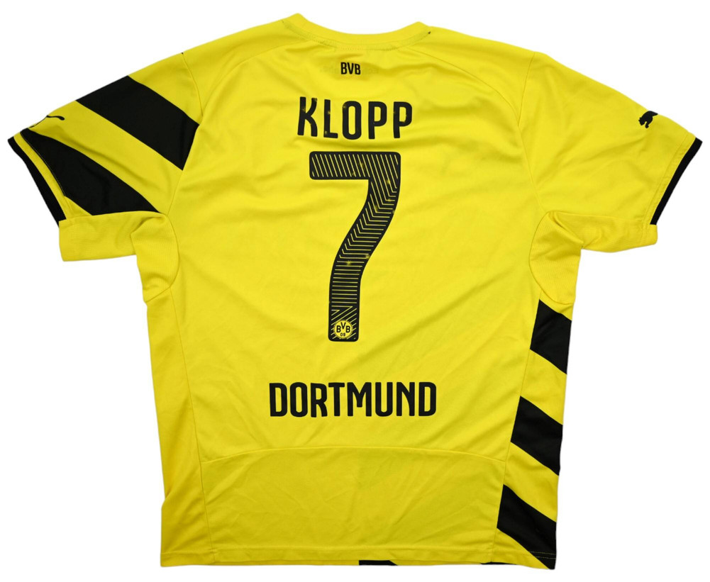2014-15 BORUSSIA DORTMUND *KLOPP* SHIRT L
