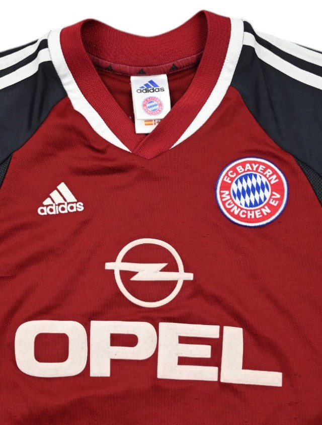 2001-02 BAYERN MUNCHEN *ELBER* SHIRT XL. BOYS/S