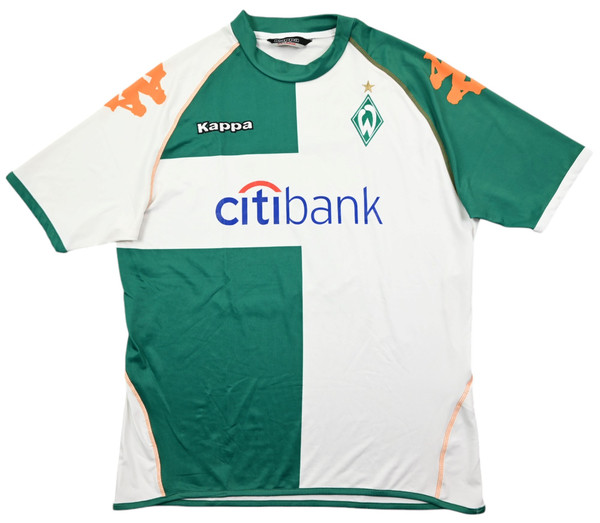 2007-08 WERDER BREMEN *SCHAUB* SHIRT 2XL