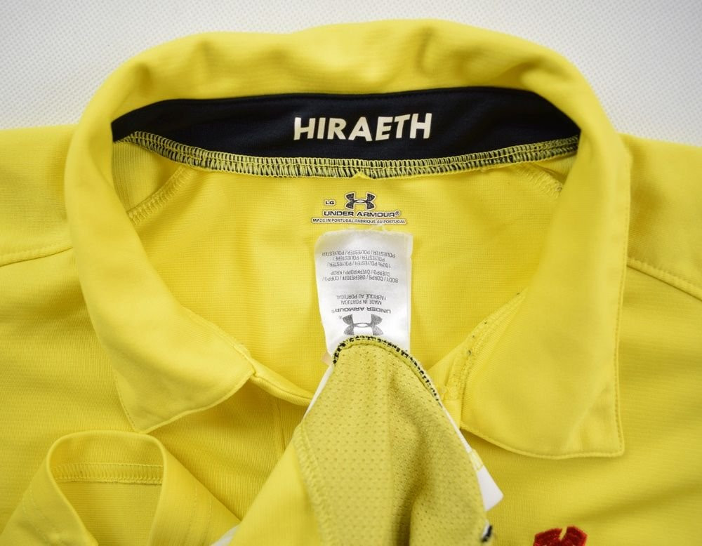 WALES RUGBY UNDER ARMOUR SHIRT L