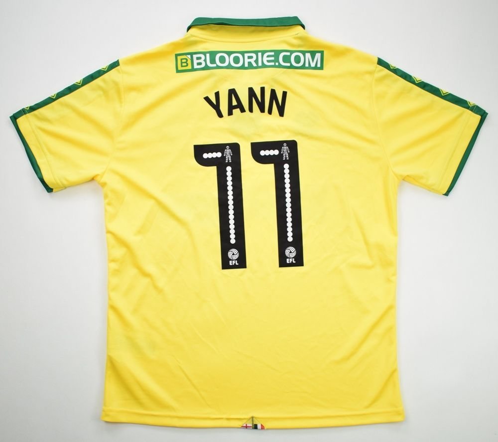 2017-18 NORWICH CITY *YANN* SHIRT L