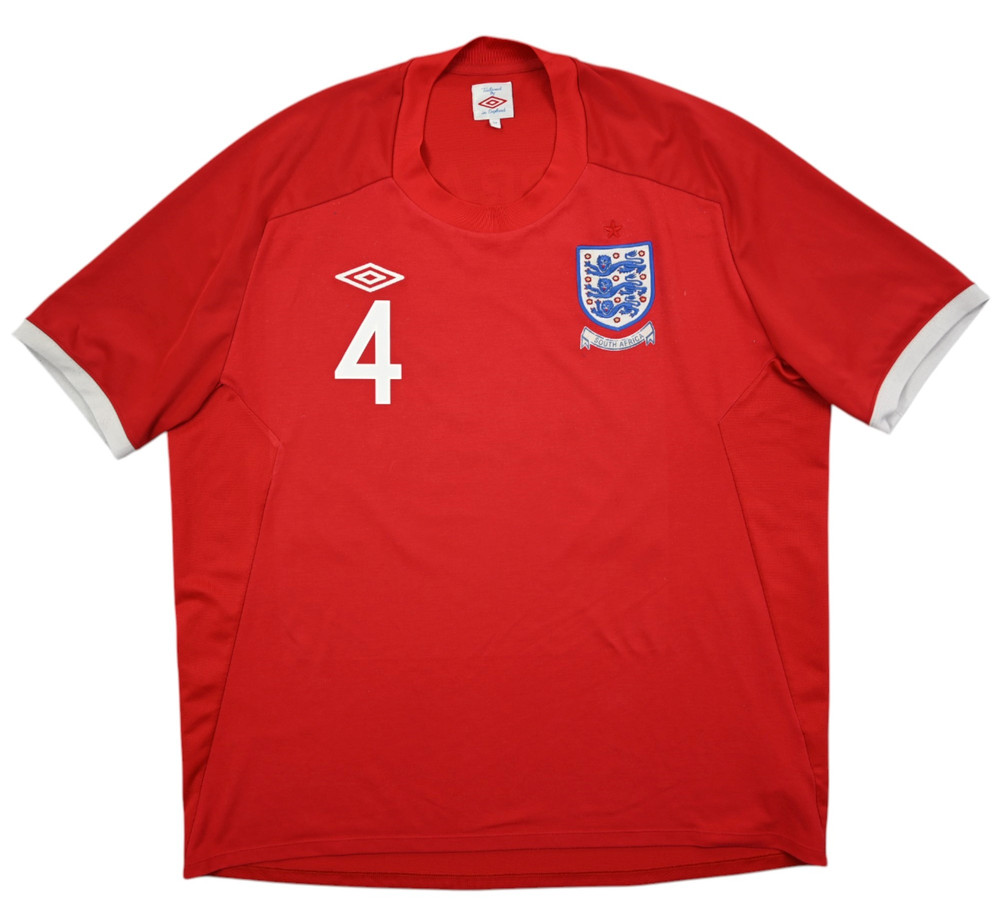 2010-11 ENGLAND *GERRARD* SHIRT XXL