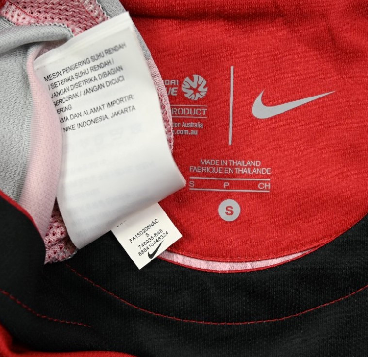 2015-16 WESTERN SYDNEY WANDERERS SHIRT S