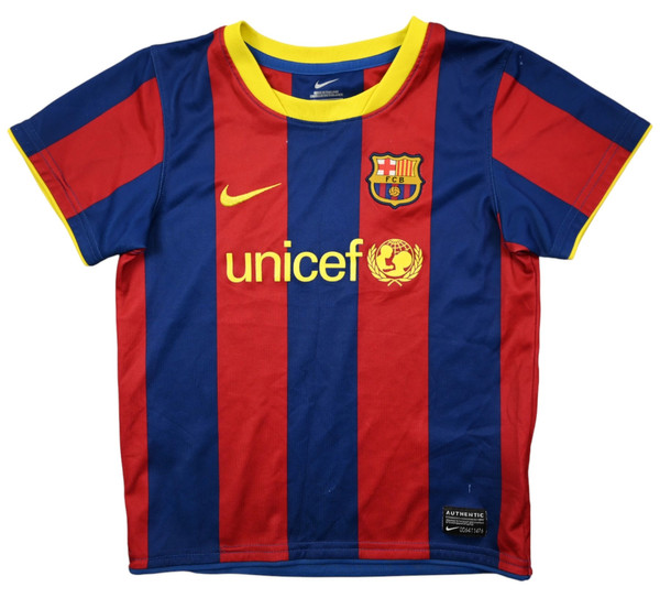 2010-11 BARCELONA KOSZULKA M. BOYS 110CM