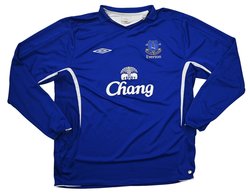 2005-06 EVERTON *DAVIES* LONGSLEEVE SHIRT XXL