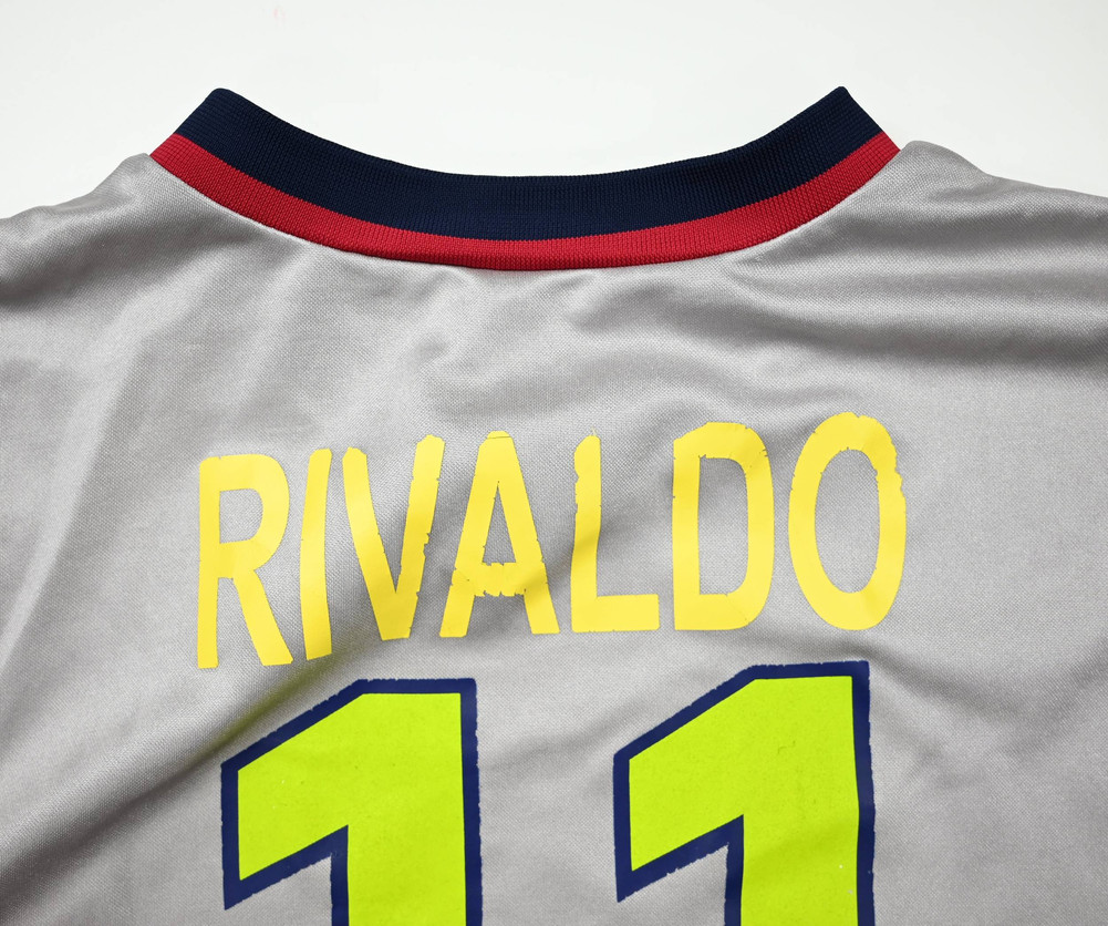 1999-01 FC BARCELONA *RIVALDO* SHIRT XL