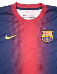 2012-13 FC BARCELONA PLAYER ISSUE SHIRT L