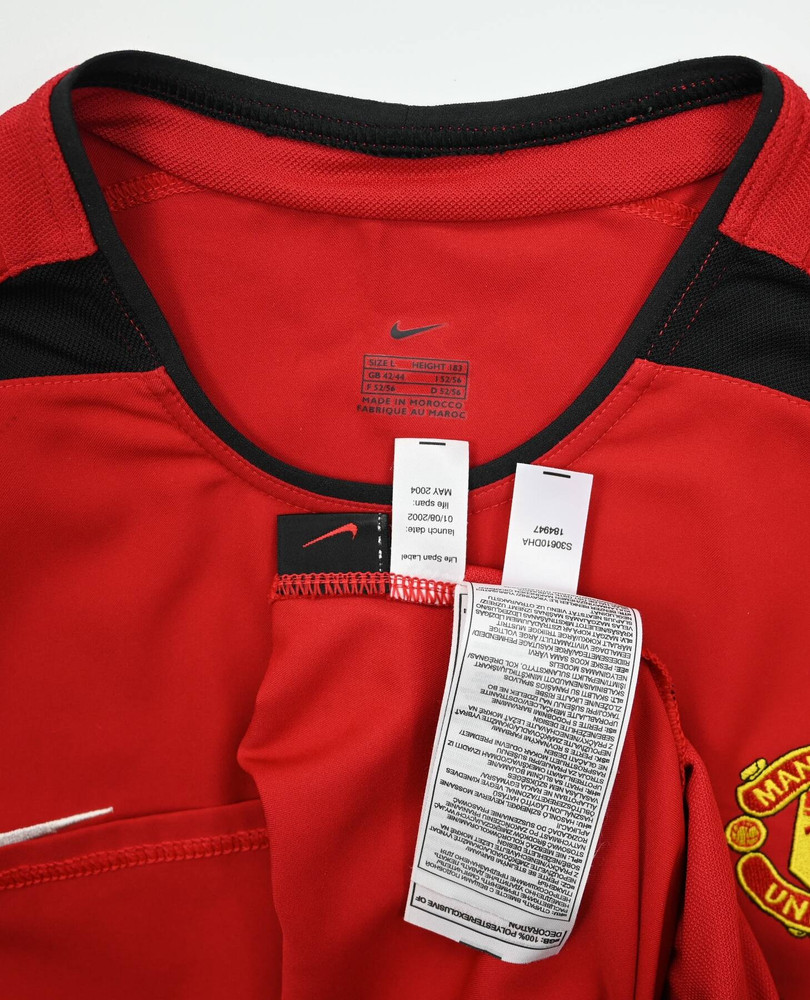 2002-04 MANCHESTER UNITED KOSZULKA L