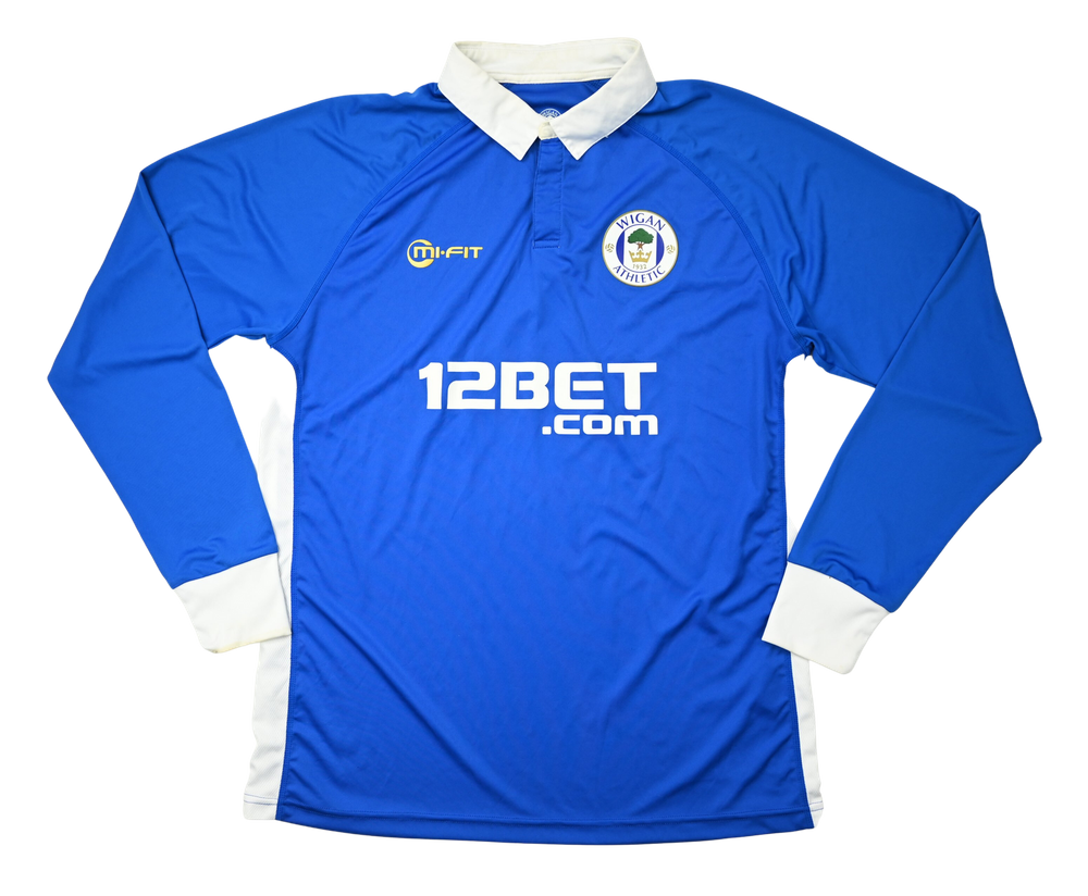 2011-12 WIGAN ATHLETIC LONGSLEEVE SHIRT L