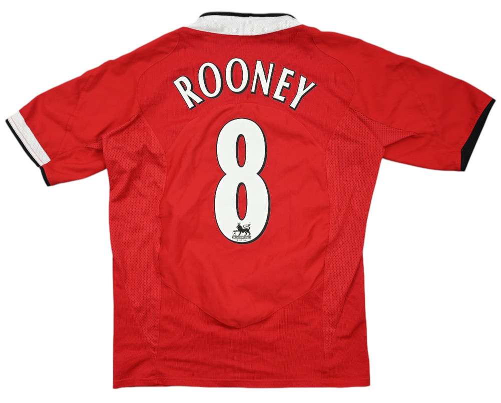 2004-06 MANCHESTER UNITED *ROONEY* SHIRT S