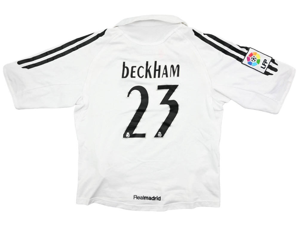 2005-06 REAL MADRID *BECKHAM* SHIRT S. BOYS