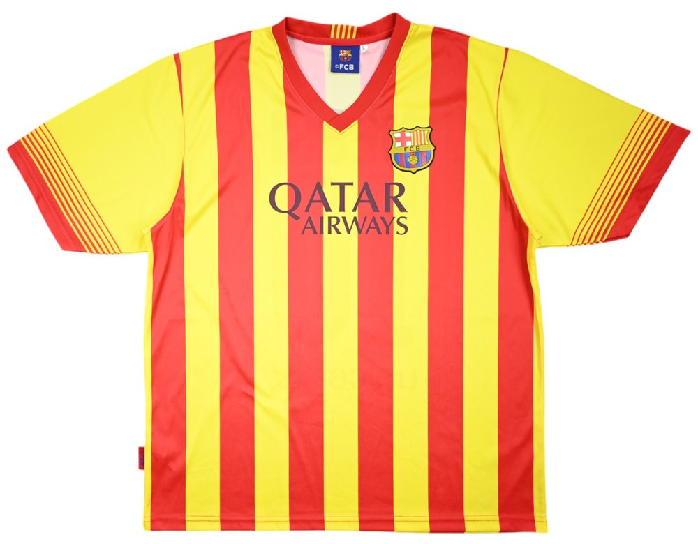 2013-14 FC BARCELONA *MESSI* SHIRT L