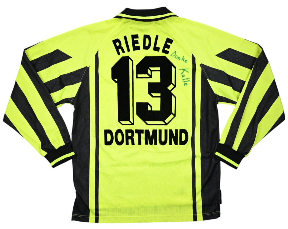 1996-97 BORUSSIA DORTMUND *RIEDLE* LONGSLEEVE KOSZULKA S