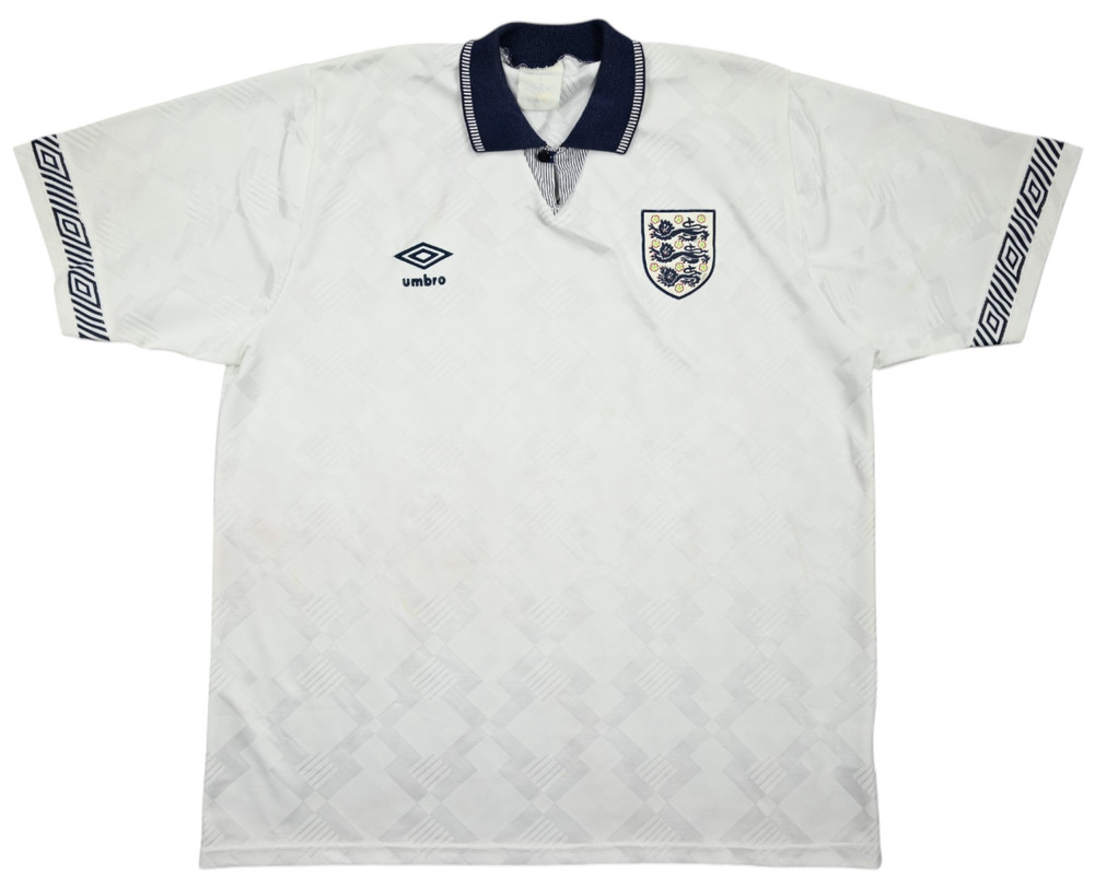 1990-92 ENGLAND SHIRT L