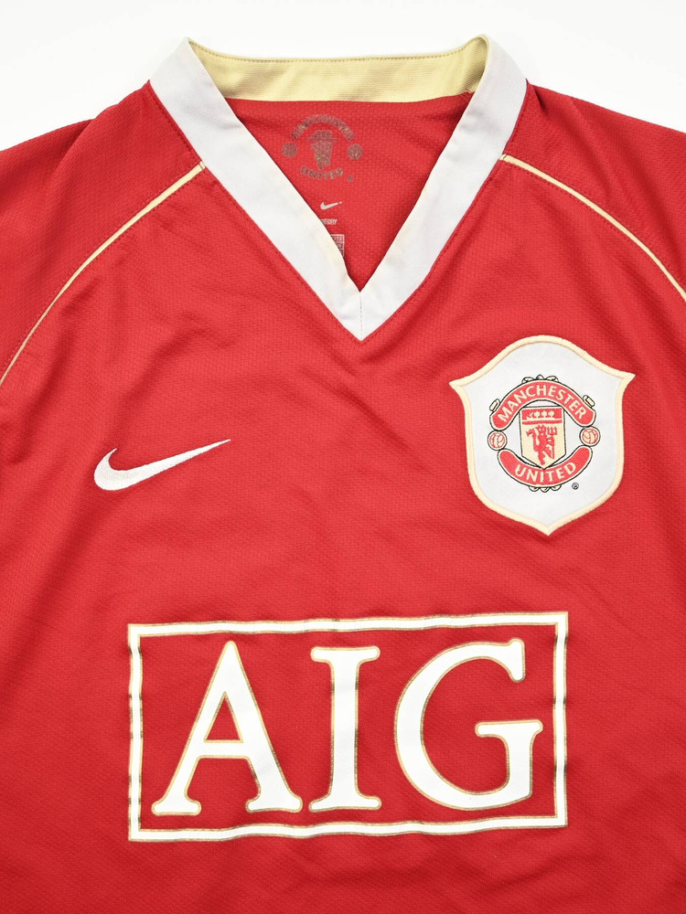2006-07 MANCHESTER UNITED *SMITH* SHIRT S