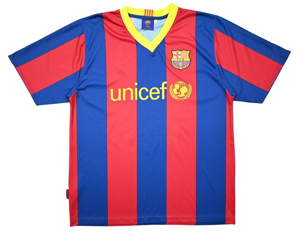 2010-11 FC BARCELONA *DAVID VILLA* SHIRT M