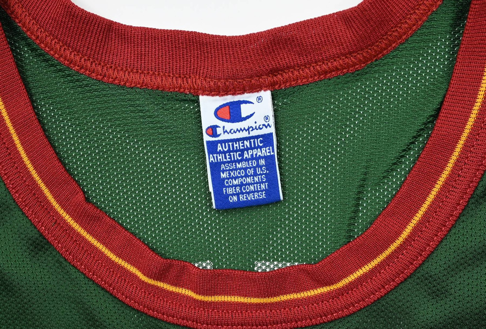 SEATTLE SUPERSONICS NBA *KEMP* SHIRT L