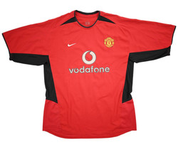 2002-04 MANCHESTER UNITED *VAN NISTELROOY* SHIRT L