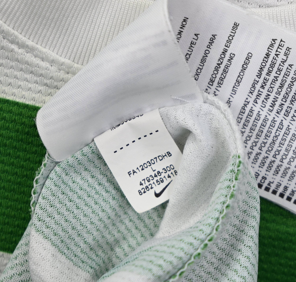 2012-13 CELTIC GLASGOW *SAMARAS* SHIRT L