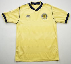 1985-88 SCOTLAND SHIRT S