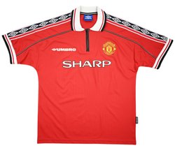 1998-00 MANCHESTER UNITED SHIRT L