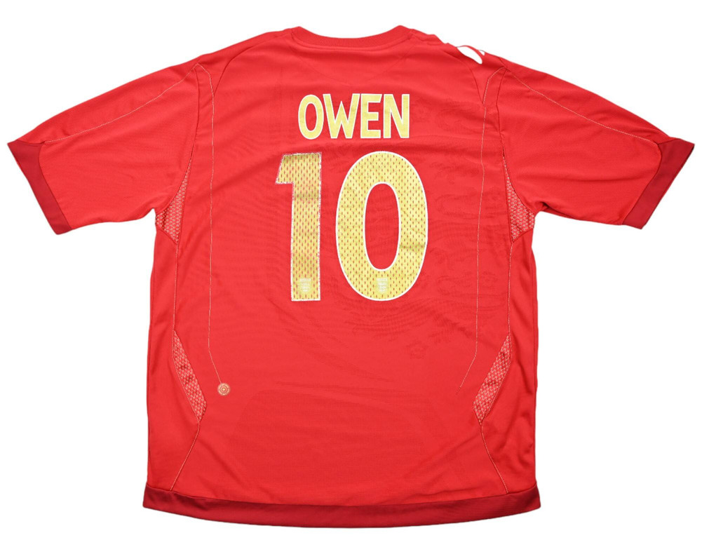2006-08 ENGLAND *OWEN* SHIRT XL
