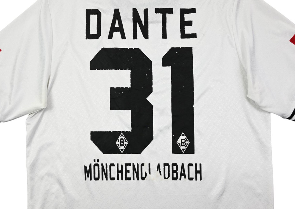 2010-11 BORUSSIA MONCHENGALDBACH *DANTE* SHIRT L