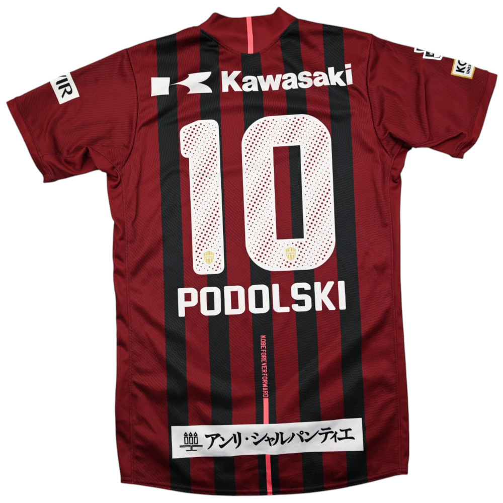 2017 VISSEL KOBE *PODOLSKI* SHIRT L