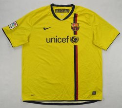 2008-10 FC BARCELONA SHIRT XXL