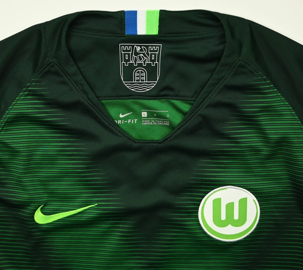 2018-19 VFL WOLFSBURG *WEGHORST* MATCH ISSUE KOSZULKA L