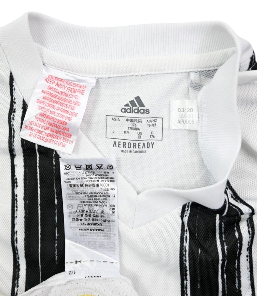 2020-21 JUVENTUS SHIRT XL. BOYS/S
